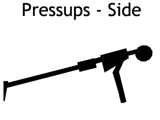 Pressups from the side